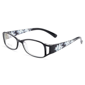 Cool Design Women Glasses Frames Flexible Printed Temples Legs Plastic Myopia Prescription Eyeglasses Frames