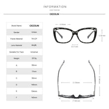 Load image into Gallery viewer, CICCOLINI Fashion Square Women Glasses Frame Trending Styles Brand Design Optical Eyeglasses Oculos De Sol Eyewear