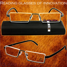 Load image into Gallery viewer, =CLARA VIDA=2023 DESIGN YOUNG AND INTELLIGENCE MEN WOMEN READING GLASSES WITH TR90 BENDABLE LEGS +1 +1.5 +2 +2.5 +3 +3.5 +4