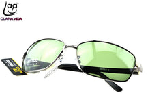 Load image into Gallery viewer, =CLARA VIDA= Custom Made NEARSIGHTED MINUS PRESCRIPTION Cool Rectangle TR90 Temple  Designers Mens Polarized sunglasses -1 to -6