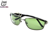 Load image into Gallery viewer, =CLARA VIDA= Custom Made NEARSIGHTED MINUS PRESCRIPTION Cool Rectangle TR90 Temple  Designers Mens Polarized sunglasses -1 to -6