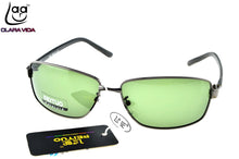 Load image into Gallery viewer, =CLARA VIDA= Custom Made NEARSIGHTED MINUS PRESCRIPTION Cool Rectangle TR90 Temple  Designers Mens Polarized sunglasses -1 to -6