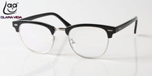 Load image into Gallery viewer, =CLARA VIDA= Eyebrow Frames Reading glasses Rivet design non spherical Coated lens with glasses case  +1 +1.5 +2 +2.5 +3 +3.5 +4