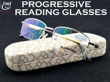 Load image into Gallery viewer, = CLARA VIDA = Intelligence Progressive Multifocal Commercial Reading Glasses Bifocal See Near Far Ultra Light +1 +1.5 +2 TO +4
