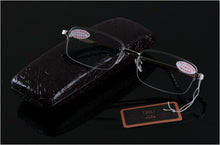 Load image into Gallery viewer, =CLARA VIDA = Progressive multifocal reading glasses See near far Ultra light al mg alloy intelligence ADD +1 +1.5 +2 +2.5 to +4