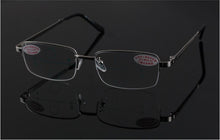 Load image into Gallery viewer, =CLARA VIDA = Progressive multifocal reading glasses See near far Ultra light al mg alloy intelligence ADD +1 +1.5 +2 +2.5 to +4