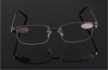 Load image into Gallery viewer, =CLARA VIDA = Progressive multifocal reading glasses See near far Ultra light al mg alloy intelligence ADD +1 +1.5 +2 +2.5 to +4