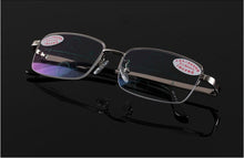Load image into Gallery viewer, =CLARA VIDA = Progressive multifocal reading glasses See near far Ultra light al mg alloy intelligence ADD +1 +1.5 +2 +2.5 to +4