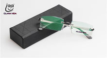 Load image into Gallery viewer, CLARAVIDA Diamond cutting Titanium alloy Rimless Royal Deluxe men women progressive reading glasses +1 +1.5 +2 +2.5 +3 +3.5 +4