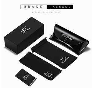 CLLOIO 20231  Polarized Sunglasses Men Square Brand Designer Business Glasses Oversized Spring Pilot Sun Glasses UV400