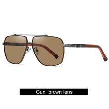 Load image into Gallery viewer, CLLOIO 20231  Polarized Sunglasses Men Square Brand Designer Business Glasses Oversized Spring Pilot Sun Glasses UV400
