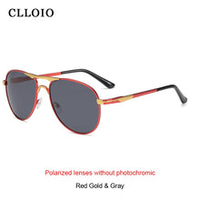 Load image into Gallery viewer, CLLOIO 2023 Photochromic Sunglasses Polarized Men Pilot Vintage Sun Glasses Women Driving Eyewear Goggles UV400 gafas de sol