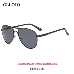 CLLOIO 2023 Photochromic Sunglasses Polarized Men Pilot Vintage Sun Glasses Women Driving Eyewear Goggles UV400 gafas de sol