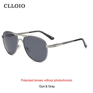CLLOIO 2023 Photochromic Sunglasses Polarized Men Pilot Vintage Sun Glasses Women Driving Eyewear Goggles UV400 gafas de sol