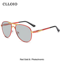 Load image into Gallery viewer, CLLOIO 2023 Photochromic Sunglasses Polarized Men Pilot Vintage Sun Glasses Women Driving Eyewear Goggles UV400 gafas de sol