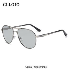 CLLOIO 2023 Photochromic Sunglasses Polarized Men Pilot Vintage Sun Glasses Women Driving Eyewear Goggles UV400 gafas de sol