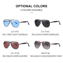 Load image into Gallery viewer, CLLOIO 20232 Brand Men Polarized Sunglasses  Male Pilot Sun Glasses Women Gradient Driving Eyewear Men Oculos de sol
