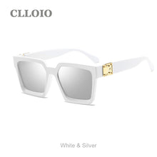 Load image into Gallery viewer, CLLOIO Ladies Square Sunglasses  Brand Retro Oversized Women Eyewear  Female Mirror Unisex UV400 gafas