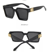 Load image into Gallery viewer, CLLOIO Ladies Square Sunglasses  Brand Retro Oversized Women Eyewear  Female Mirror Unisex UV400 gafas