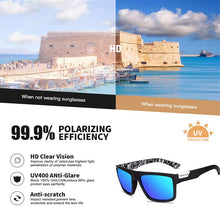 Carica l'immagine nel visualizzatore di Gallery, CLLOIO Square Polarized Sunglasses Men Women Classic Outdoor Sports Sun Glasses Fishing Travel Colorful Goggles UV400