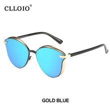 Load image into Gallery viewer, CLLOIO Women Polarized Sunglasses Ladies Cat Eye  Sun Glasses Round Vintage Female Shades Lunette De Soleil Femme