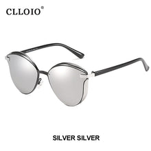 Load image into Gallery viewer, CLLOIO Women Polarized Sunglasses Ladies Cat Eye  Sun Glasses Round Vintage Female Shades Lunette De Soleil Femme
