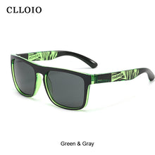 Carica l'immagine nel visualizzatore di Gallery, CLLOIO Occhiali da sole polarizzati da uomo Occhiali da sole quadrati vintage Occhiali da sole dal design classico Occhiali da sole da donna oculos de sol 