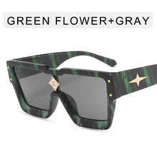 Load image into Gallery viewer, CLLOIO Men&#39;s Sunglasses Handsome Diamond Rimmed Sun Glasses Men Square Star Decorative Glasses For Women