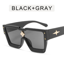 Load image into Gallery viewer, CLLOIO Men&#39;s Sunglasses Handsome Diamond Rimmed Sun Glasses Men Square Star Decorative Glasses For Women