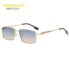 Load image into Gallery viewer, CLLOIO Leopard Square Small Glasses Women Personality Simple Sunglasses For Women Small Frame Sun Glasses 20231 Shades UV400