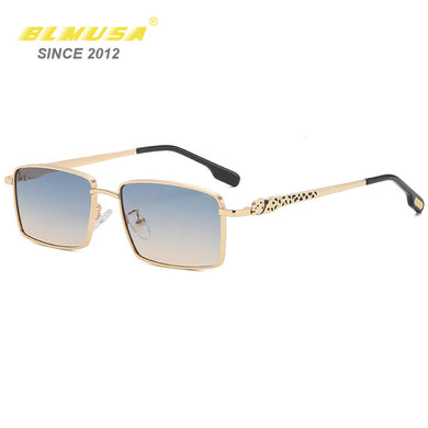 CLLOIO Leopard Square Small Glasses Women Personality Simple Sunglasses For Women Small Frame Sun Glasses 20231 Shades UV400