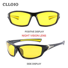 Carica l'immagine nel visualizzatore di Gallery, CLLOIO  Polarized Sunglasses Men Driving Shades Guy's Sun Glasses Vintage Travel Fishing Sport Glasses Cycling Goggles