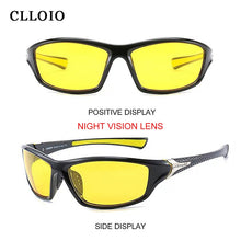 Load image into Gallery viewer, CLLOIO  Polarized Sunglasses Men Driving Shades Guy&#39;s Sun Glasses Vintage Travel Fishing Sport Glasses Cycling Goggles