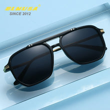 Load image into Gallery viewer, CLLOIO Men&#39;s Polarized Sunglasses Car Driving Sun Glasses Square Decorative Glasses Simple Sunglasses For Men UV400