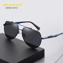 Load image into Gallery viewer, CLLOIO Metal Polarized Sun Glasses Men Car Driving Sunglass Fishing Glasses Cool Man Decorative Sunglasses For Man