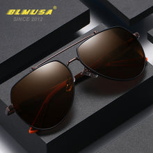 Load image into Gallery viewer, CLLOIO Metal Polarized Sun Glasses Men Car Driving Sunglass Fishing Glasses Cool Man Decorative Sunglasses For Man