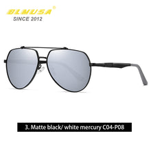 Load image into Gallery viewer, CLLOIO Metal Polarized Sun Glasses Men Car Driving Sunglass Fishing Glasses Cool Man Decorative Sunglasses For Man