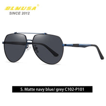 Load image into Gallery viewer, CLLOIO Metal Polarized Sun Glasses Men Car Driving Sunglass Fishing Glasses Cool Man Decorative Sunglasses For Man