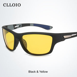 CLLOIO Polarized Sunglasses for Men Women's Driving Shades Sun Glasses Outdoor Sports Windproof Sand Goggle UV400 Anti-Glare