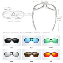 Load image into Gallery viewer, CLLOIO Polarized Sunglasses for Men Women&#39;s Driving Shades Sun Glasses Outdoor Sports Windproof Sand Goggle UV400 Anti-Glare