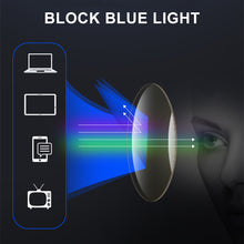 Load image into Gallery viewer, CLLOIO Round Folding Reading Glasses Men Women Anti Blue Light Presbyopia Glasses Portable Design Readers Eyewear With Case