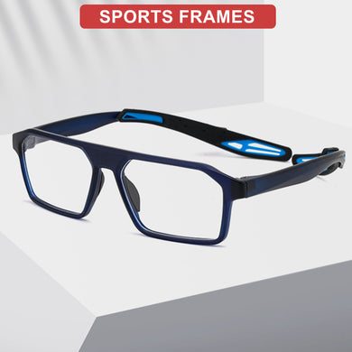 CLLOIO TR90 Sports Eyeglasses Frame Mens Prescription Eyewear Basketball Spectacle Frame Glasses Optical Eye Glasses Frames Male