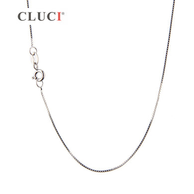 925 sterling silver 0.67mm wide BOX Link Chains Necklaces For Women/Men Jewelry Accessory 16/18/20/22/24/26 inches