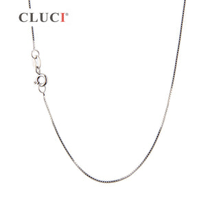 925 sterling silver 0.67mm wide BOX Link Chains Necklaces For Women/Men Jewelry Accessory 16/18/20/22/24/26 inches