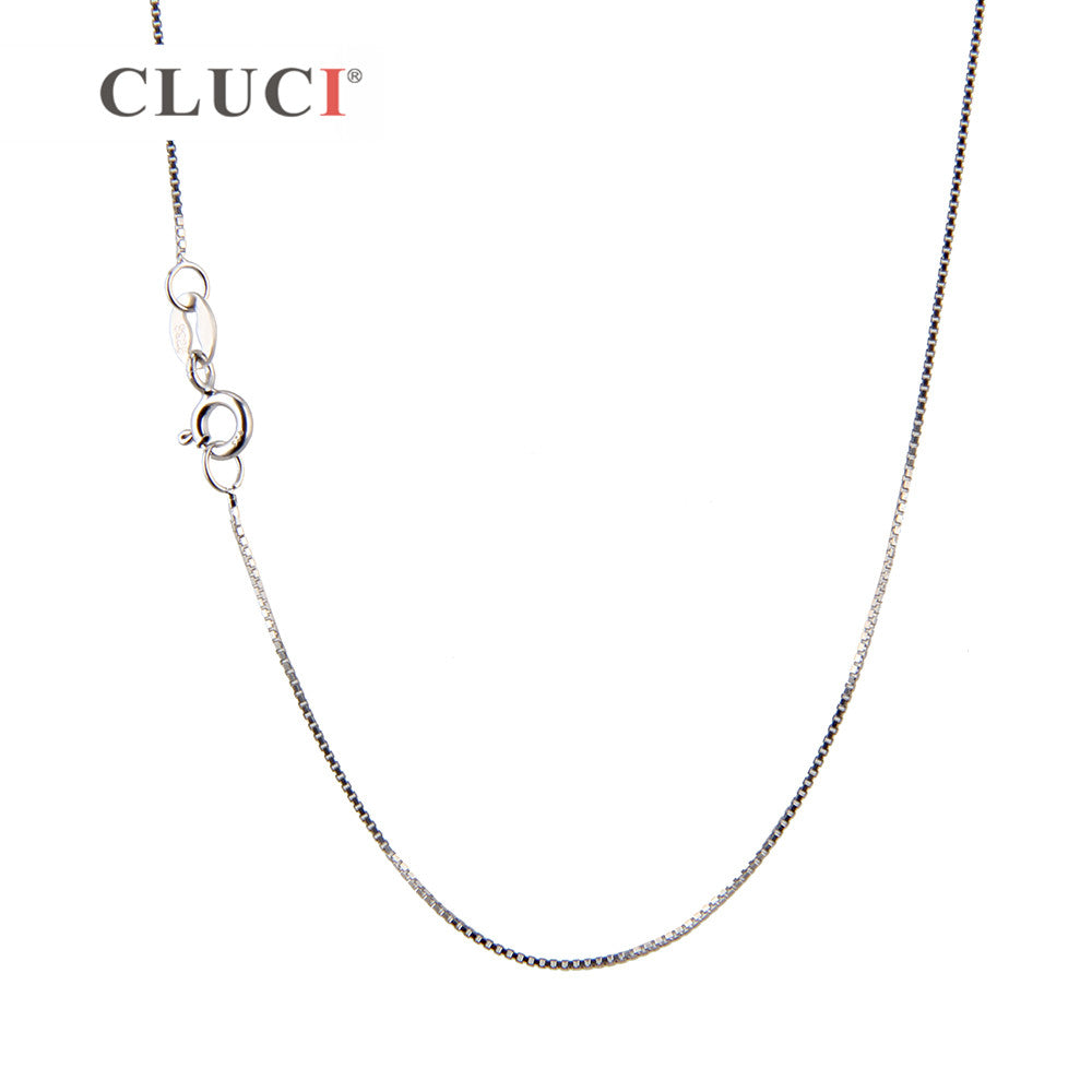 925 sterling silver 0.67mm wide BOX Link Chains Necklaces For Women/Men Jewelry Accessory 16/18/20/22/24/26 inches