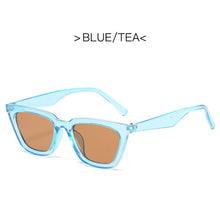 Load image into Gallery viewer, COHK Classic Retro Square Rectangle Sunglasses Women  Brand Vintage Ladies Sun Glasses Black Female Glasses Oculos