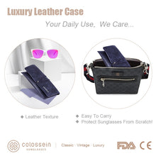 Load image into Gallery viewer, COLOSSEIN Sunglasses For Women Gradient Colorful Lens Glasses Classic Retro Eyewear Transparent Frame UV400 Sunglasses Men