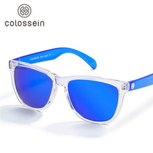 Load image into Gallery viewer, COLOSSEIN Sunglasses For Women Gradient Colorful Lens Glasses Classic Retro Eyewear Transparent Frame UV400 Sunglasses Men