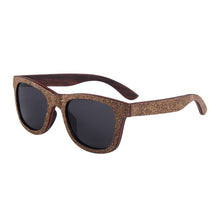 Carica l&#39;immagine nel visualizzatore di Gallery, CONCHEN 2023 Occhiali da sole da donna Occhiali da sole con montatura in legno laminato sughero da uomo polarizzati W3076 