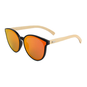 CONCHEN Bamboo Sunglasses Women Wood Metal Hinge Sunglasses Men Glasses trendy One Piece UV400 Lens Lunettes